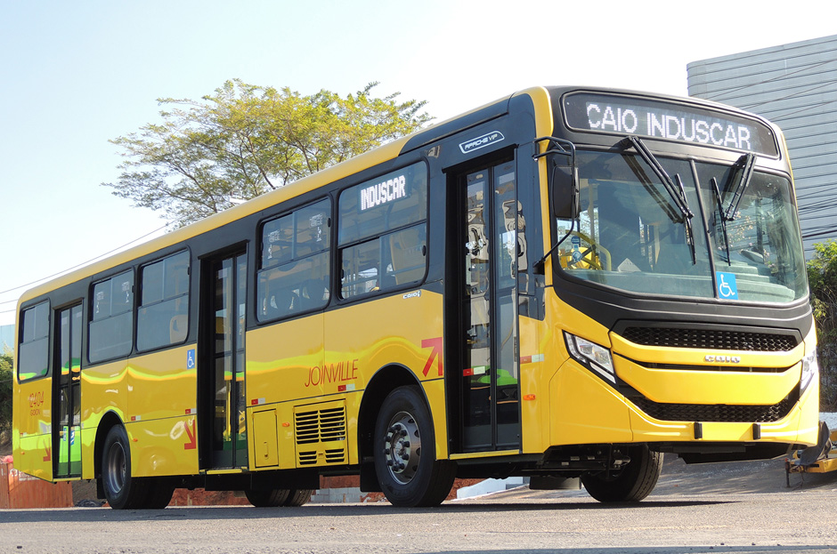 CAIO ENTREGA DEZESSEIS NOVOS ÔNIBUS PARA A GIDION, EM JOINVILLE